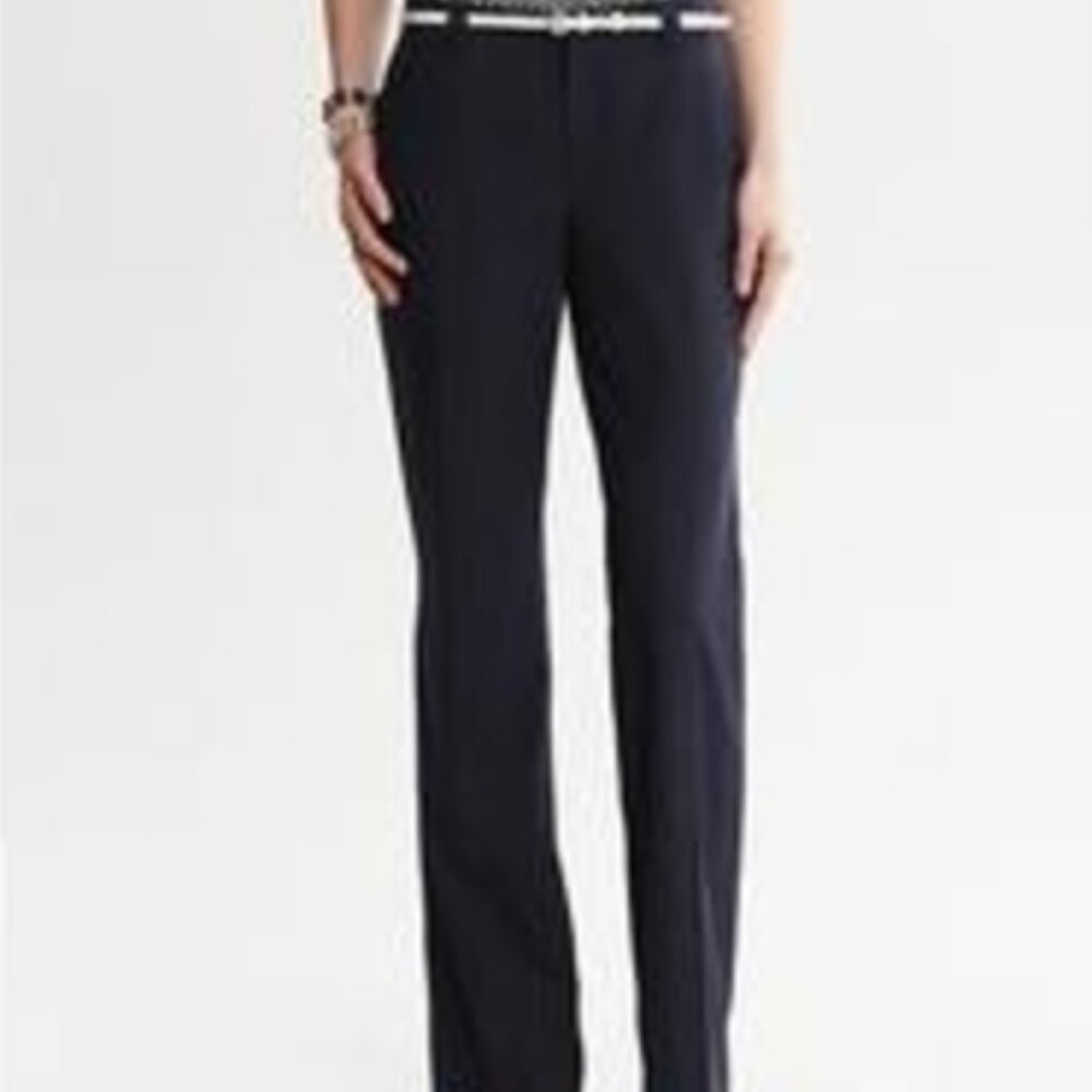 Banana Republic Jackson Navy Blue Dress Trousers Size 10P